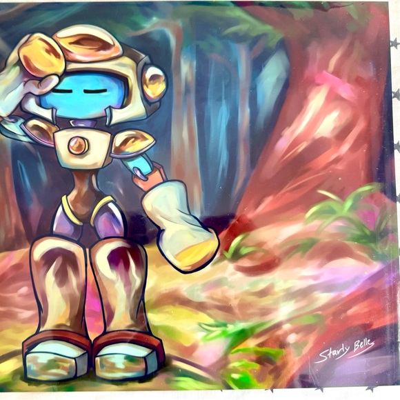 Starly’s Art ✨ Centinelle “The Protector” 8.5x11” Original Character Print - Picture 2 of 3